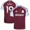 Maglia ufficiale Aston Villa Diaby 19 Casa 2024-25 per Uomo